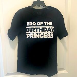 Bro of the Birthday Princess shirt sz 7/8!